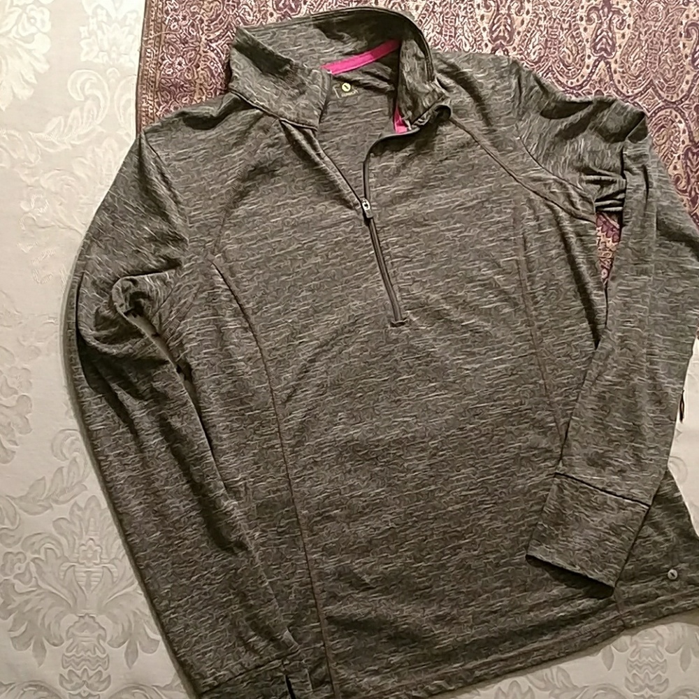 Xersion athletic zipper  front pullover jacket